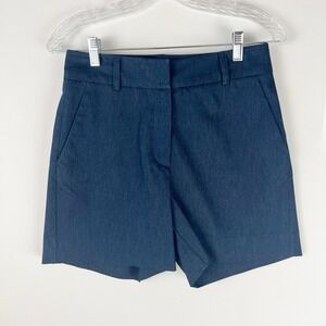 THEO THE LABEL Classic Luxe Tailored Blue Denim Dress Short Medium Quiet Luxury‎
